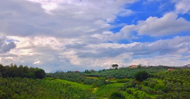 Pistoia  Landscape, with Monastery Stays